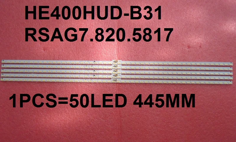 original LED40K370 LED strip HE400HUD-B31 RSAG7.820.5817 SSY-1135387-A 1PCS=50LED 445MM
