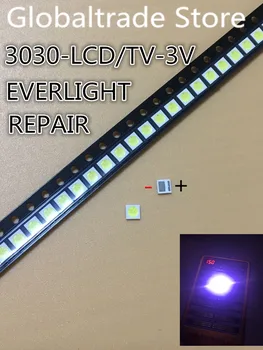 

3000pcs EVERLIGHT LED 3030 lamp beads 1W LCD TV Backlight Lamp beads 3V cool white With Zener