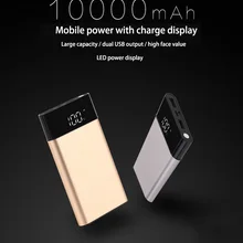 Внешний аккумулятор из алюминиевого сплава с двумя usb-выходами 208000 мА/ч, внешний аккумулятор для iPhone 7, 7 plus, планшетов, смартфонов