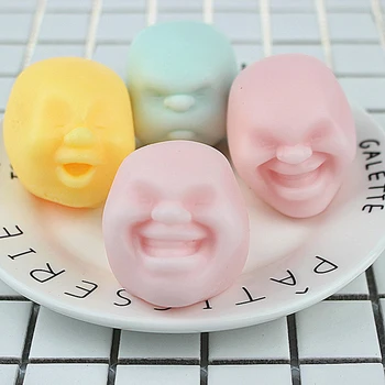

Squeeze Human Face Emotion Vent Ball Stress Relieve Adult Decompression Toy