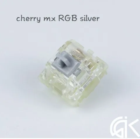 1 шт. оригинальная механическая клавиатура RGB переключатель cherry MX speed silver MX RGB серебристый для K70 STRAFE - Цвет: Серебристый