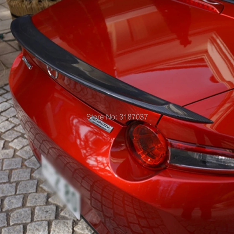 Автомобиль-Стайлинг для Mazda MX5 ND Miata Garage карбоновое волокно задний спойлер на
