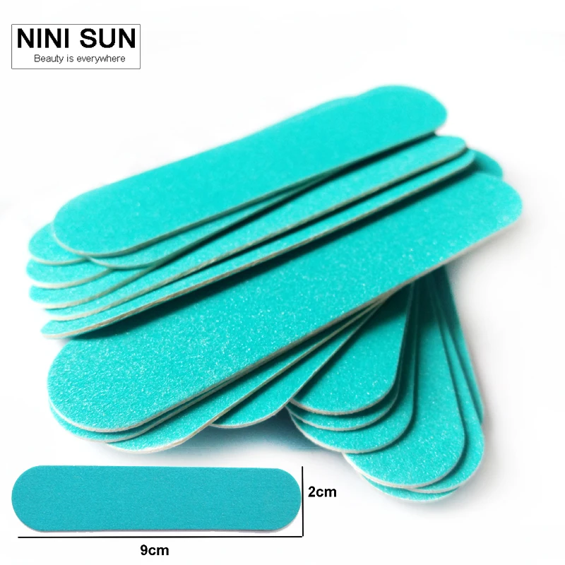 

Hot Blue Disposable Wooden Nail File Manicure Beauty Files Sandpaper Polishing Buffering Mini Nailfile Nail Care Tools 50pcs/lot