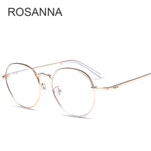 ROSANNA, новые модные маленькие круглые солнцезащитные очки, женские брендовые винтажные очки, металлическая оправа, HD UV400 линзы, солнцезащитные очки, затемненные очки
