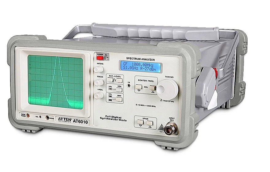AT6010 ATTEN портативный аналоговый анализатор спектра 150 кГц-1050 МГц 1 г