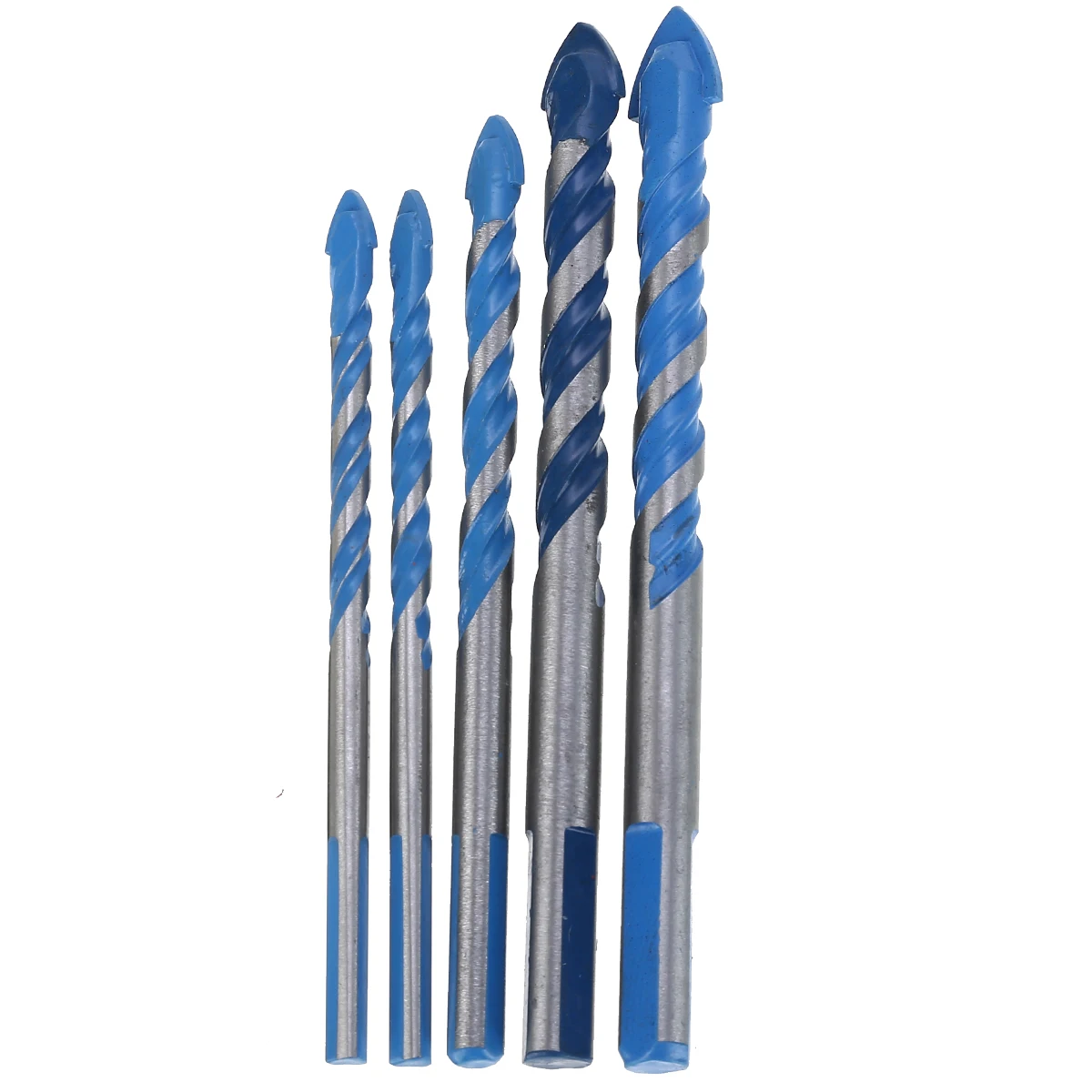 5pcs/lot 6/8/10/12mm Titanium Coated HSS Drill Bit Electric Drill Metal Hole Grooving Drill Saw Carpenter Woodworking Tools