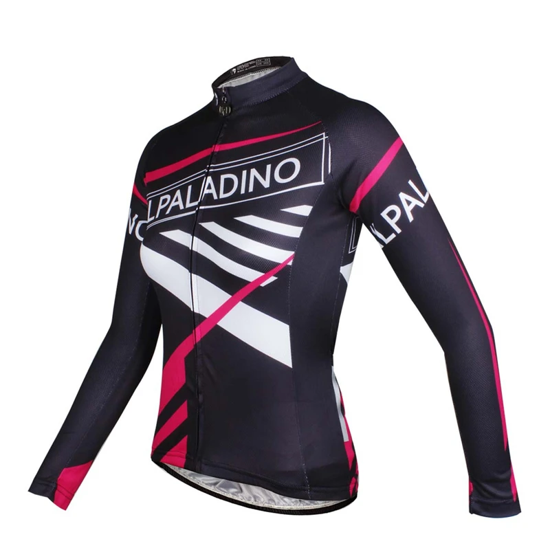ILPALADINO Women's Long Sleeve Cycling Jersey Tops Breathable Quick dry Sports Bike Clothing Ropa Ciclismo
