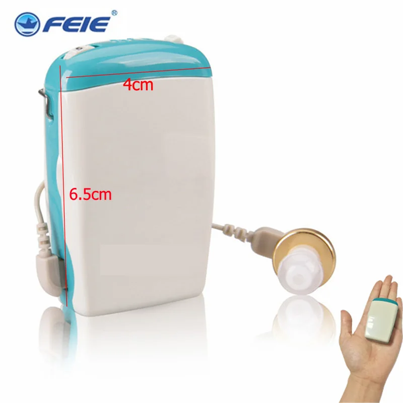 

Siemens Pocket Hearing Aid Ear Aids Pockettio for Moderate to Severe Loss Sound Amplifiers Mini Hearing Device for the deafS-6D