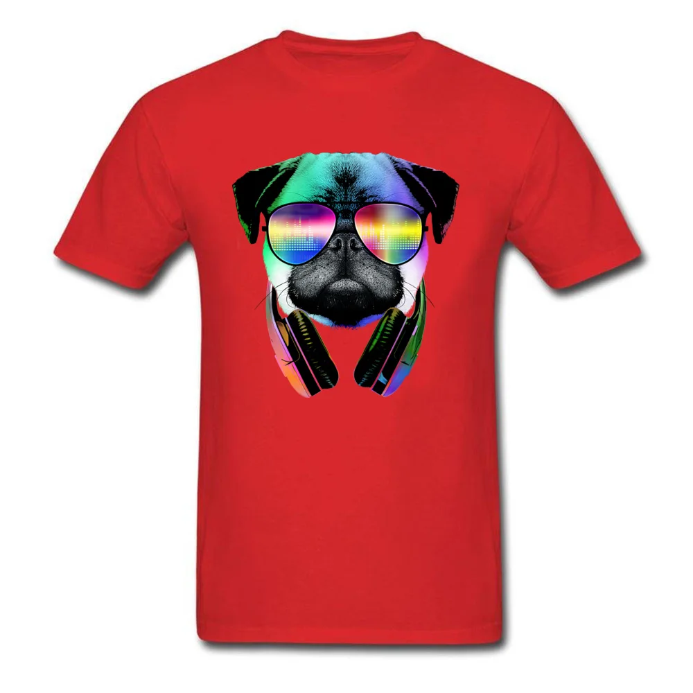 Love Music Pug_red