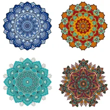 Заплаты Мандала Цветы в полоску термо-Стикеры для одежды на одежде передачи тепла прокладочный материал с стикеры нашивки под заказ Бесплатная доставка Заплаты Мандала Цветы в полоску термо-Стикеры для одежды на одежде передачи тепла прокладочный материал с стикеры нашивки под заказ Бесплатная доставка