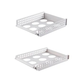 

Plastic Storage Rack Stackable Clothes Drawer Style Storage Shelf for Toy Sundries 66CY