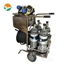 Длинные трубки воздуха дыхательный аппарат с 2 шт. 6.8 литр цилиндры углеродного волокна композитного материала