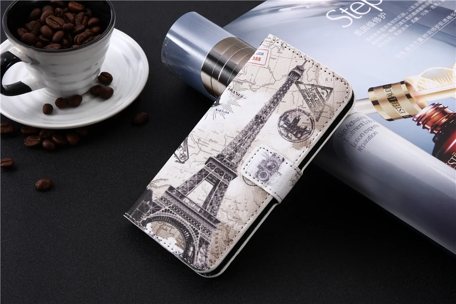 Cartoon Wallet Case for Prestigio Muze G5 H5 J5 U3 V3 LTE 5522 5523 5524 3515 3495 Wize Y3 3406 DUO PU Leather Cover Phone Bag