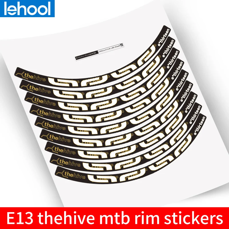 Наклейки на колеса E13 thehive MTB для велосипеда наклейки обода взрослых|wheelset sticker|bicycle