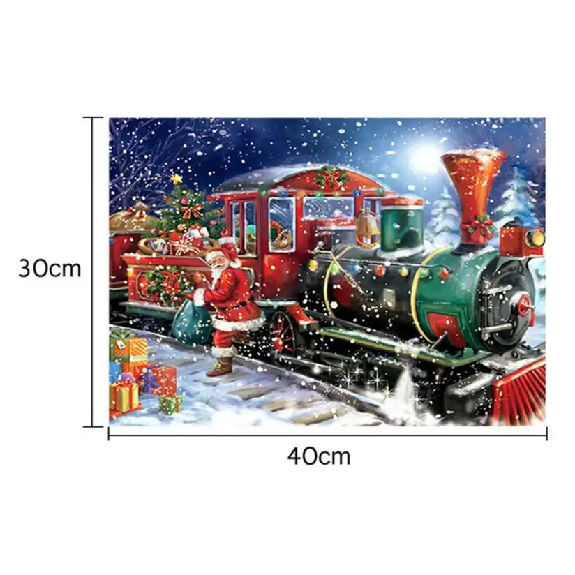 

2018 5D Halloween Christmas Train Diamond Painting Embroidery DIY Home Decoration NEW Drop Shipping MAY18