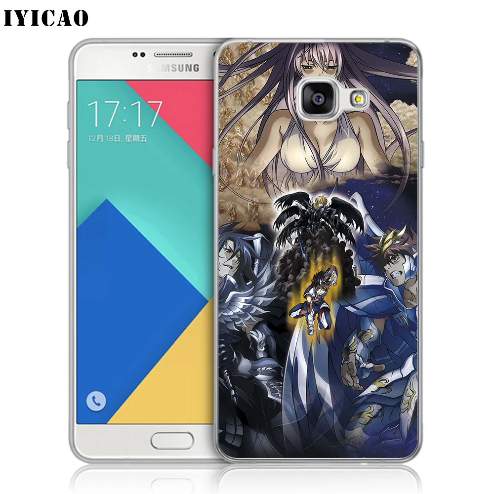 IYICAO Saint Seiya Мягкий силиконовый чехол для телефона Samsung A10 A30 A40 A50 A70 M10 M20 M30 TPU