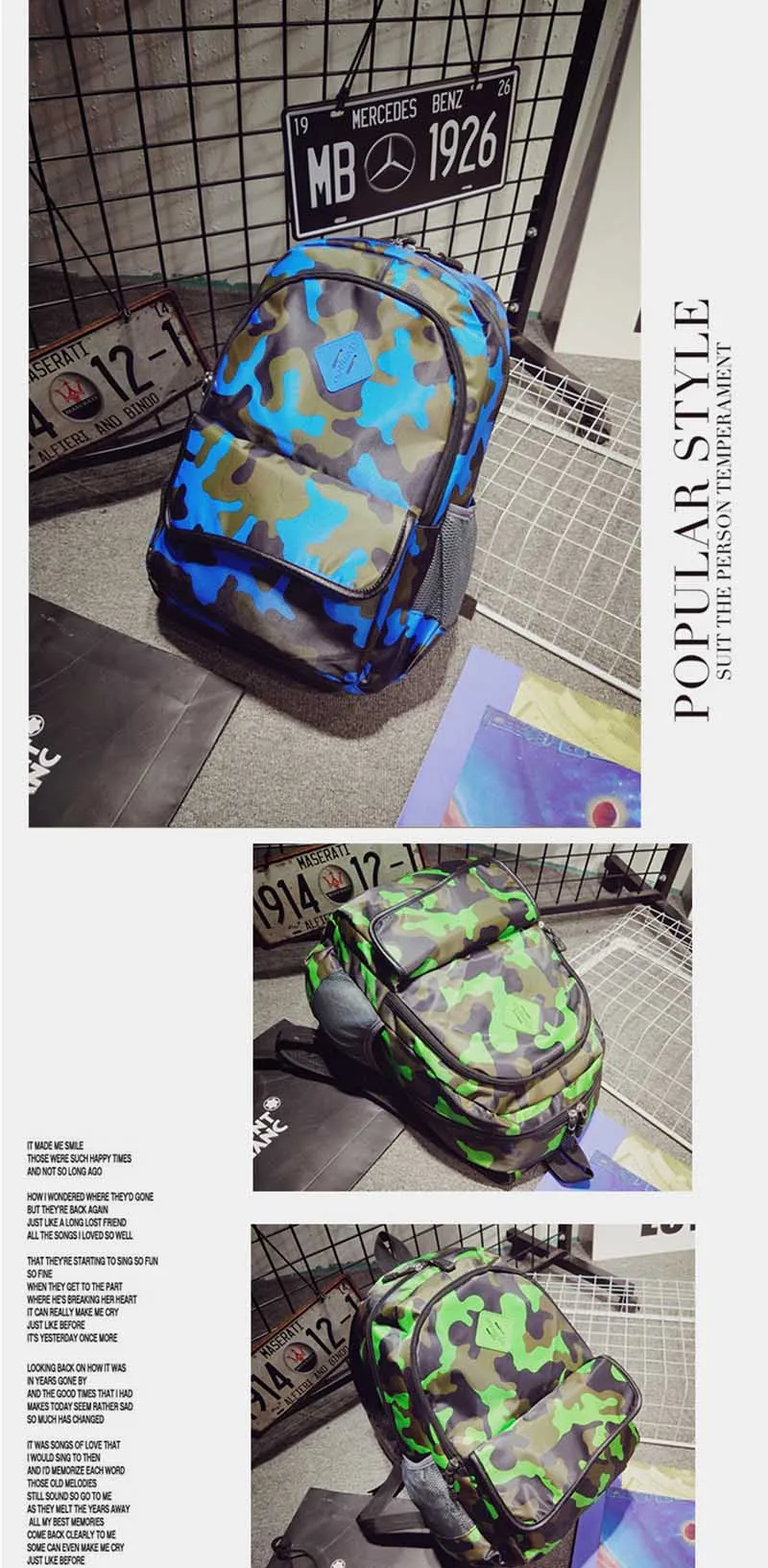 Camouflage Boys School Backpack Teenager Children Primary Schoolbag Girl Travel Laptop Backpacks Nylon Orthopedic Mochila BP0203 (6)