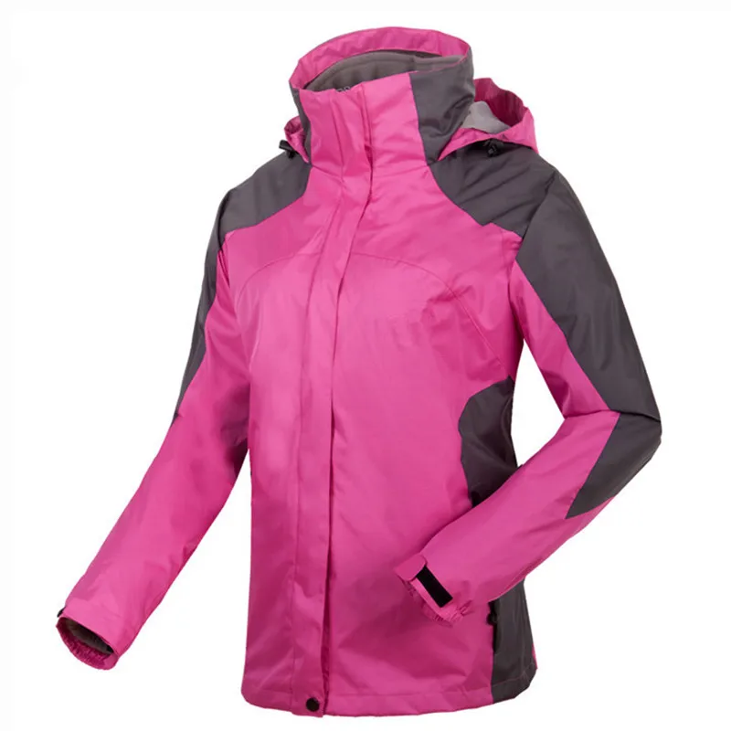3 in 1 Outdoor Jas Winddicht Waterdicht Coat Vrouwen Sport Jassen Wandelen Camping Winter Thermische Fleece Jas Ski Kleding 3 in 1 Outdoor Jas Winddicht Waterdicht Coat Vrouwen Sport Jassen Wandelen Camping Winter Thermische Fleece Jas Ski Kleding