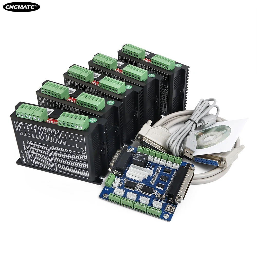 5 Axis DIY CNC  Kit  EMA2 050D42 Stepper Drivers For Nema  