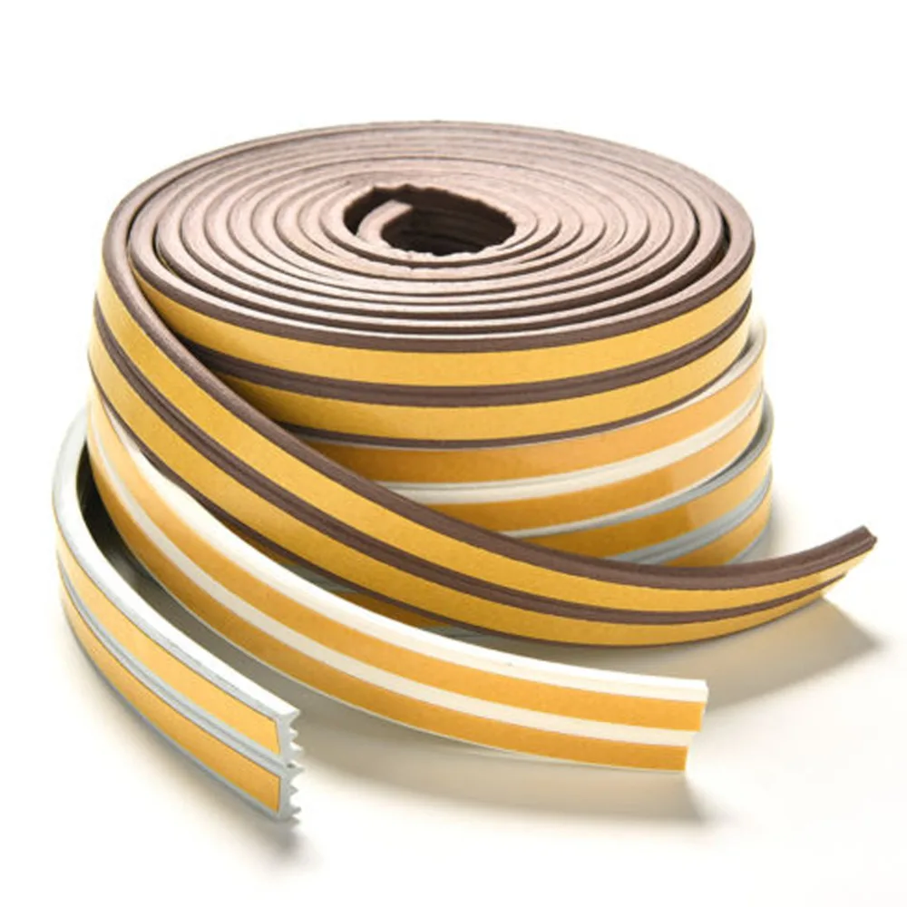 5M I/D/E/P Type Foam Draught Excluder Self Adhesive Window Door Seal
