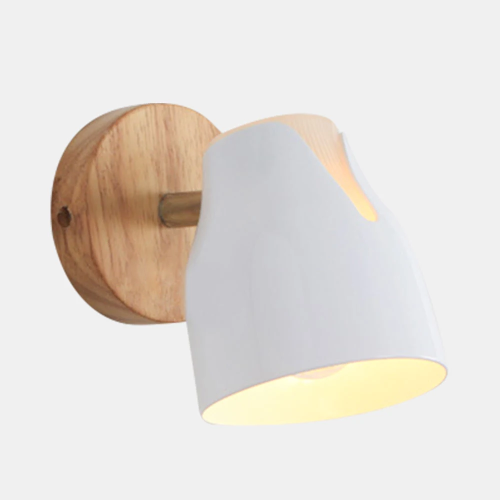 

LED wall lamp Wall lights for bedroom Bathroom mirror light Loft Stair lights Nordic simple wood lamps for home LED night lights