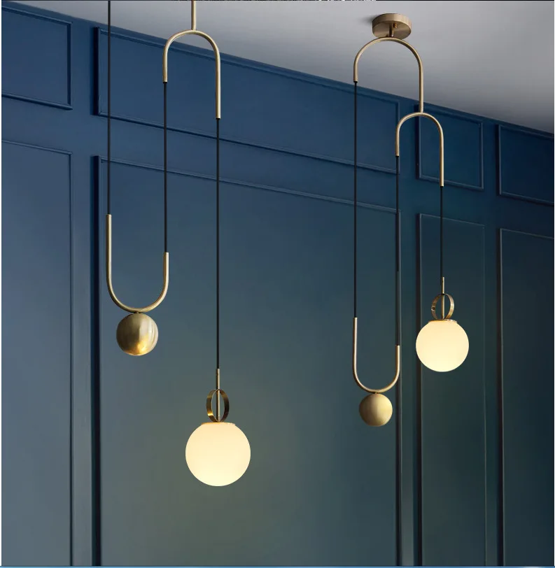 Modern Nordic Gl Pendant Lights Lamp Ball Hanglamp For Home Deco Bedroom Bar Lighting Fixtures Kitchen Luminaire Hanging Light Modern Nordic Gl Pendant Lights Lamp Ball Hanglamp For Home Deco Bedroom Bar Lighting Fixtures Kitchen Luminaire Hanging Light