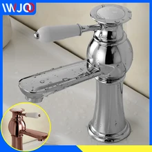 Modern Basin Faucets Brass Chrome Bathroom Faucet Deck Mount Basin Sink Faucet Single Handle Hole Cold and Hot Water Mixer Taps black basin faucets modern style bathroom faucet deck mounted waterfall single hole mixer taps both cold and hot water crane9273