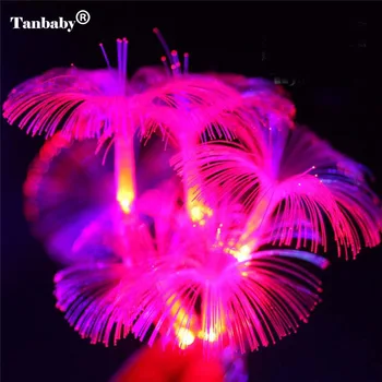 

2.5M 10 LED Optic Fiber String Light Fairy Rope Lamp AA Battery Operated Ideal for Home Wedding Party Christmas Decor
