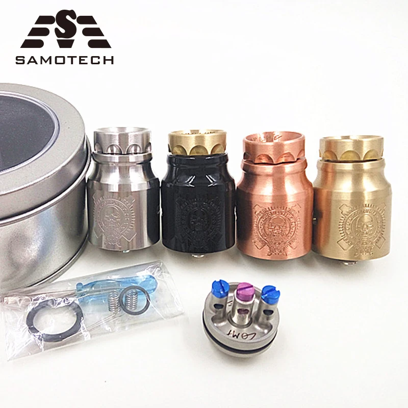 

COOL comp lyfe E-cigarette RDA Rebuildable Dripping Tank Atomizer fit 510thread brass/copper material Big Vapor Tank RDA