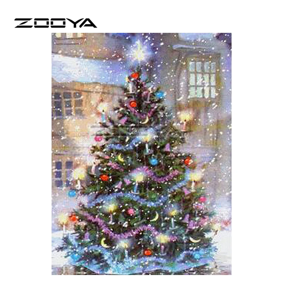 ZOOYA 5D DIY алмазная живопись Мозаика Искусство алмазной вышивки Рождественская