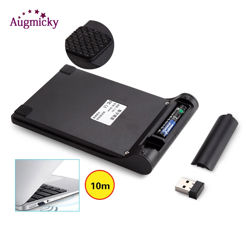 Новинка портативная беспроводная цифровая мини клавиатура 2 4 ГГц с USB 18 клавиш