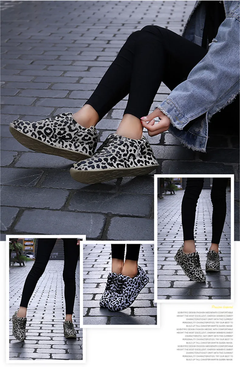2019 Spring New sneakers women shoes fashion Leopard Woman Sneakers Leisure Platform Shoes Breathable Casual Women Shoes (10)