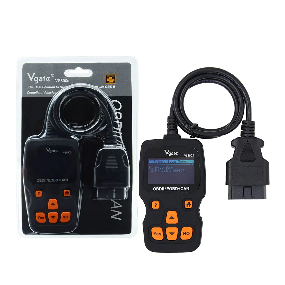 OBDII сканер Vgate VS890S obd2 код неисправности двигателя считыватель-анализатор Vgate VS-890S OBD2 автомобильный диагностический сканер