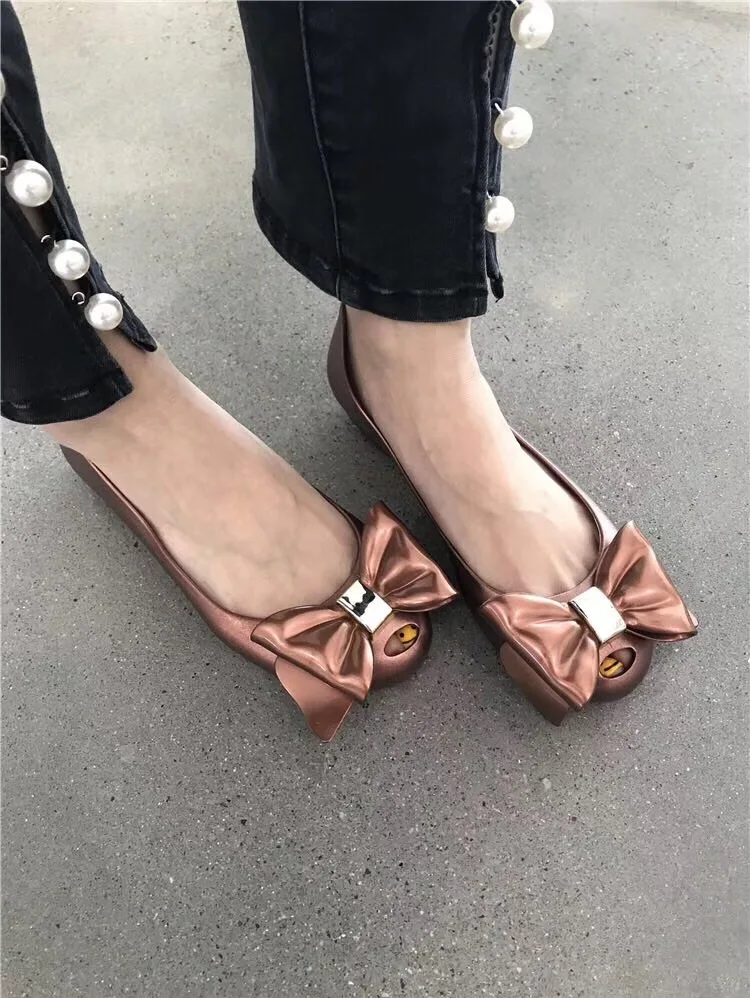 Melissa Style Women Sandals Bowtie Summer Ladies Sandals Melissa Female Shoes Non-slip Women Melissa Jelly Sandals Breathable Melissa Style Women Sandals Bowtie Summer Ladies Sandals Melissa Female Shoes Non-slip Women Melissa Jelly Sandals Breathable