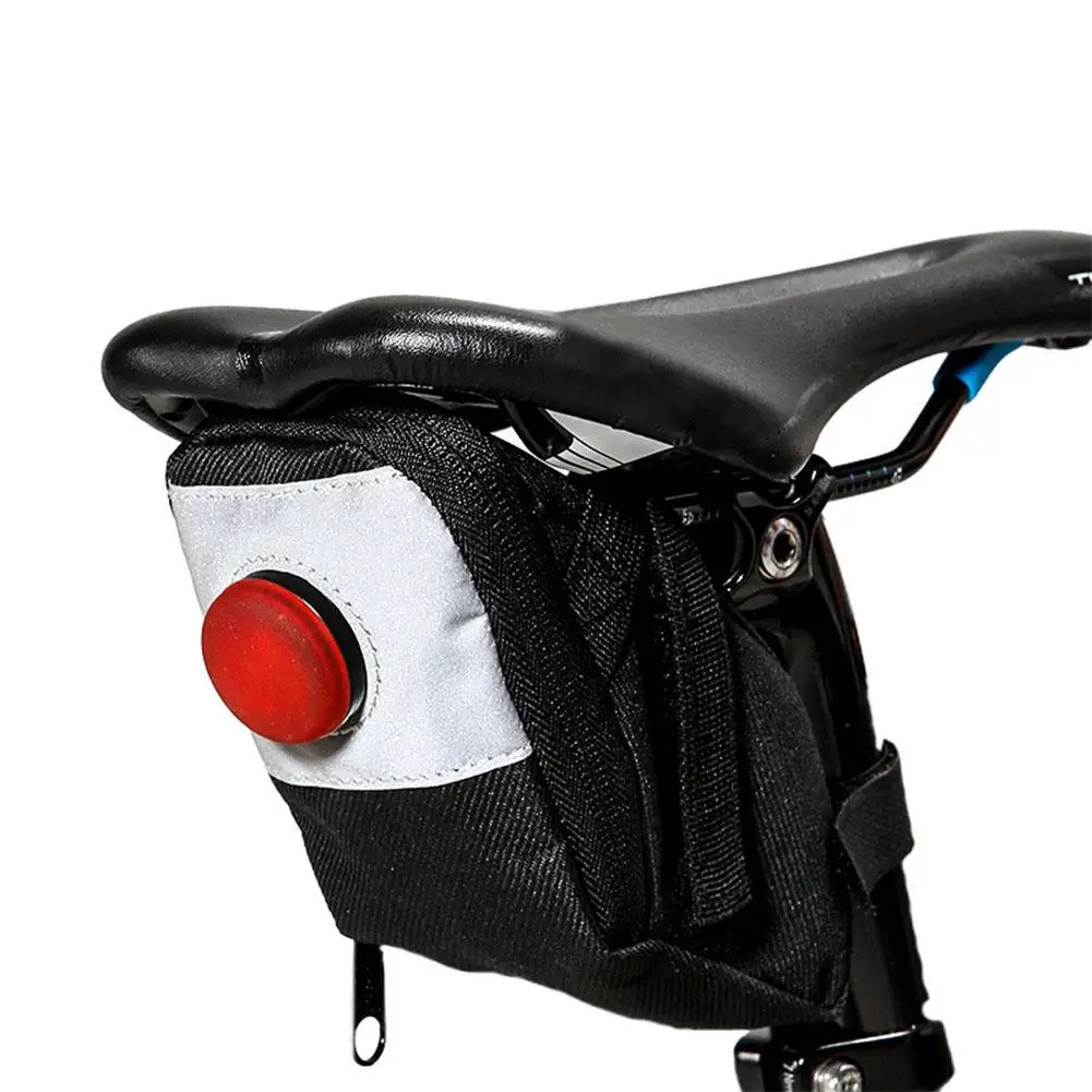 Buy Cycling Bike Saddle Bag with Light Rainproof MTB