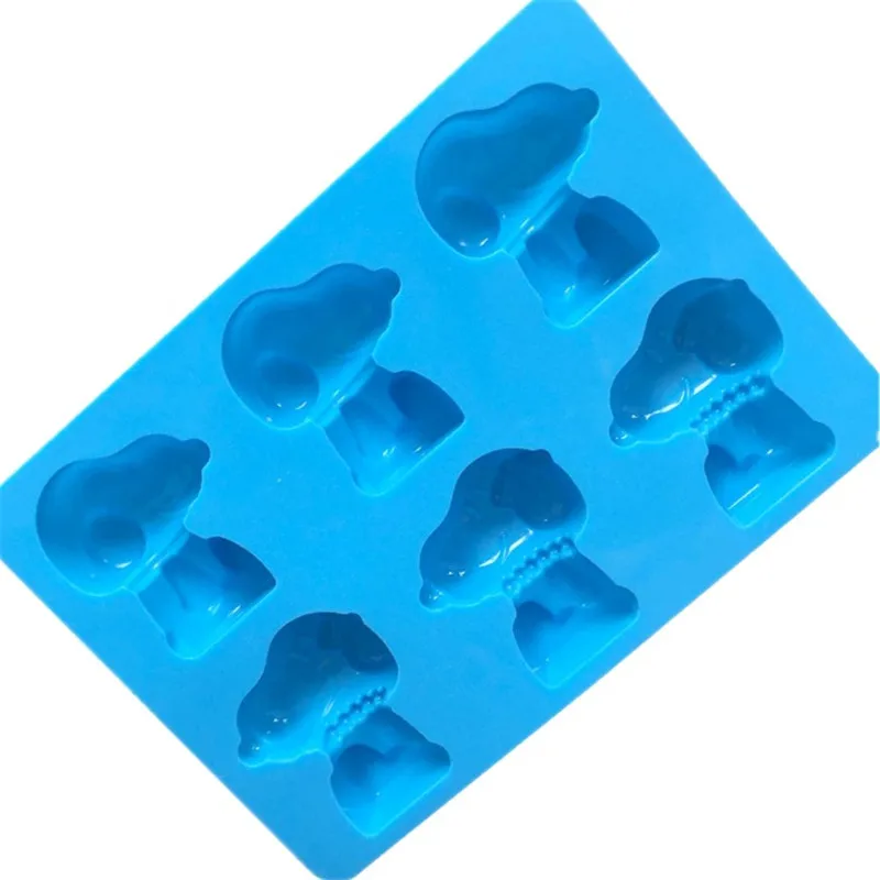 3D мультфильм животное собака форма силиконовые DIY украшения торта плесень