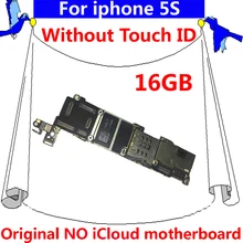 Чистая iCloud система IOS Хорошая рабочая материнская плата без Touch ID для iphone 5S 5 S 16gb Материнская плата оригинальная разблокированная материнская плата