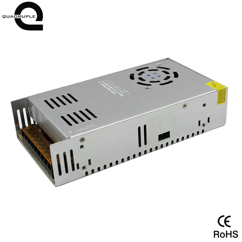 

Quadruple 12V 33.3A 400W 100-240V Lighting Transformers Switching Switch Power Supply for 3528 5050 5730 LED Strip Lights