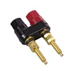 Extended Speaker banana plugs BINDING POST terminals connector banana socket Dual Female Banana Plug for Speaker Amplifier 1pc ► Photo 3/6