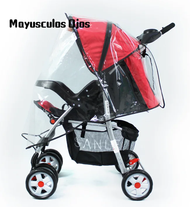 

1PC Trolley Rain Cover Baby Stroller Umbrella Universal Rain Cover Stroller Windshield