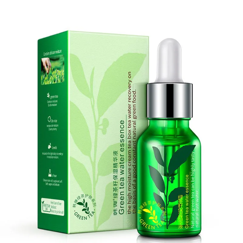 

New Green Tea Extract Serum Natural & Organic Reduces Wrinkles Lightens Dark Spots Dark Circle Fine Line Sun Damage Corrector