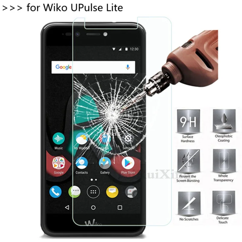 

9H 2.5D 0.26mm Tempered Glass Screen Protector For Wiko Upulse Lite 5.2 Protective Film For Wiko U pulse Lite