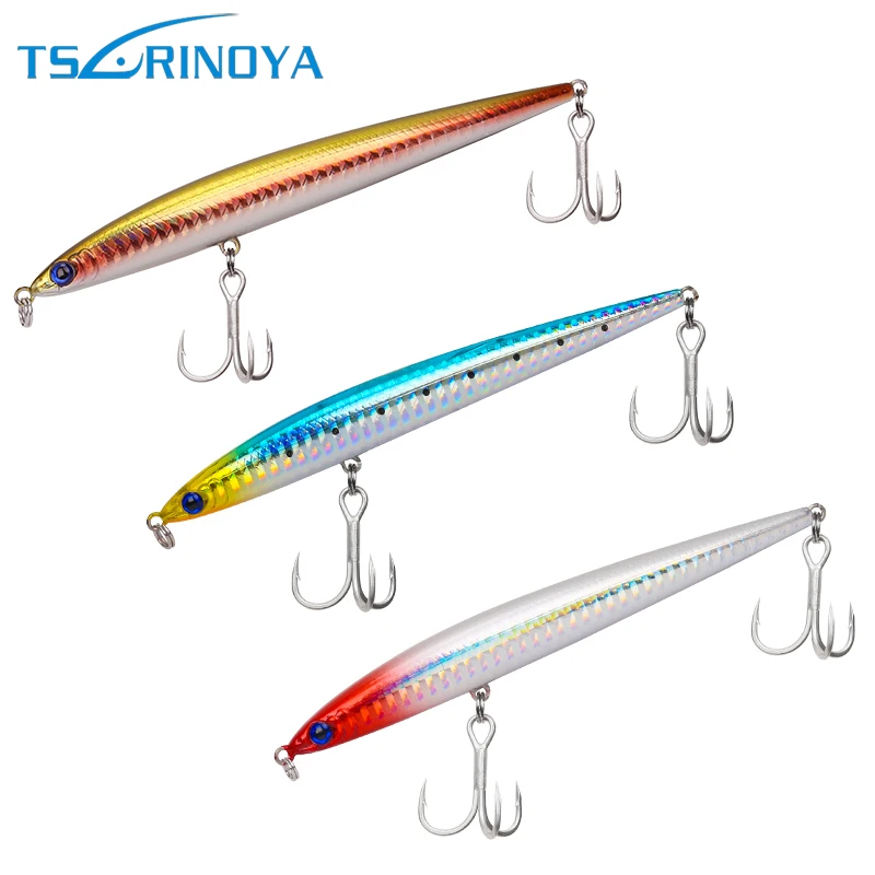 

TSURINOYA DW23 1pcs 125mm/28g Hard Fishing Lure Minnow Sinking Pencil Wobble Artificial Bait For Trolling