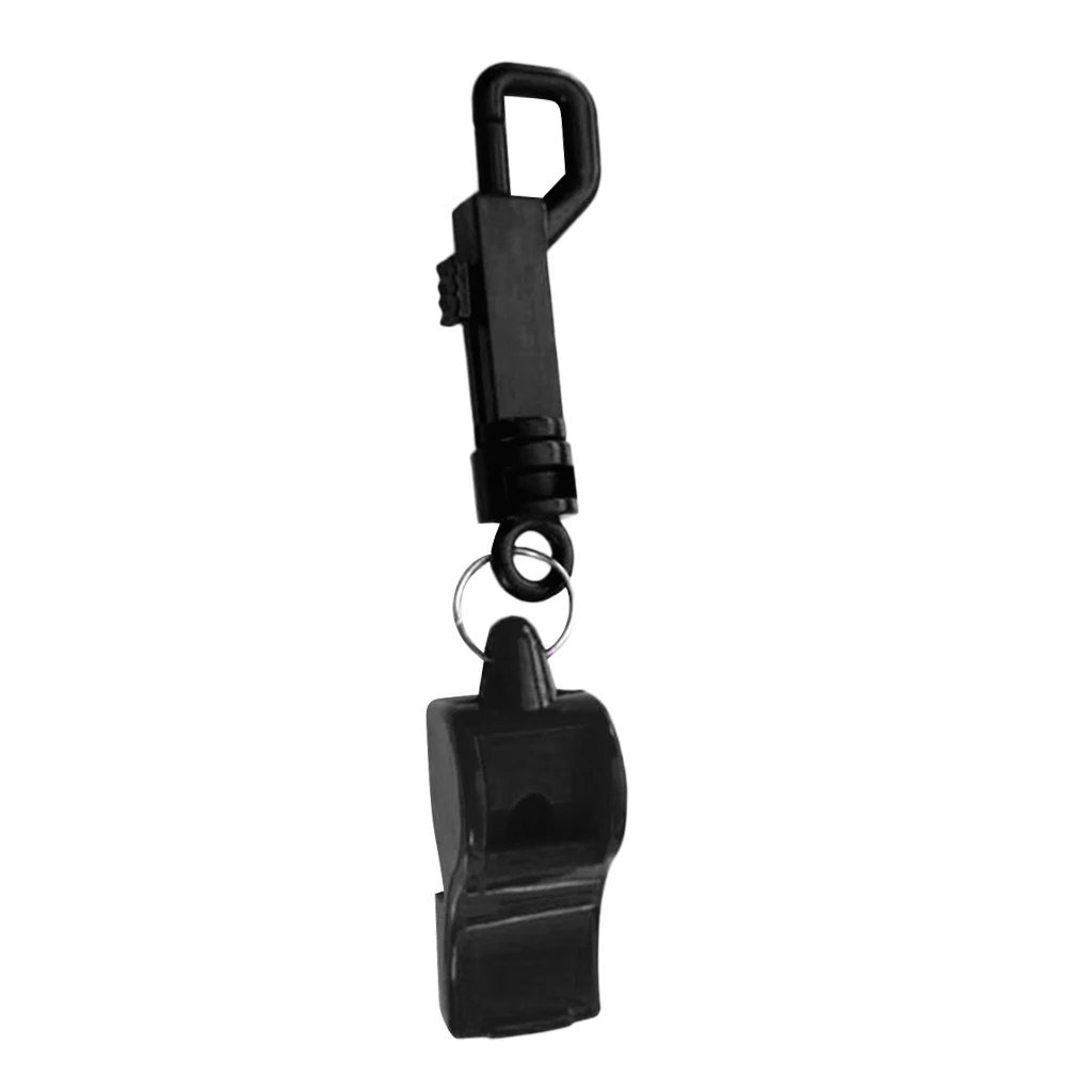 Safety Whistle with Snap Clip for Boating Emergency Survival Rescue Signaling Kayaking Boating Hiking Scuba Diving  