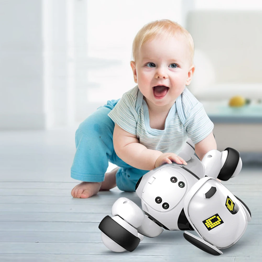 Inteligente de Controle Remoto sem Fio para Crianças Brinquedo de Presente de Aniversário Robô Brinquedos Falando Inteligente Pet Eletrônico 9007a Cão 3 Cheap Animais eletrônicos