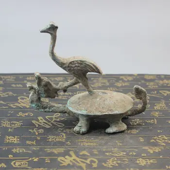 

Tin imitation dragon turtle crane household decoration antique antique collection