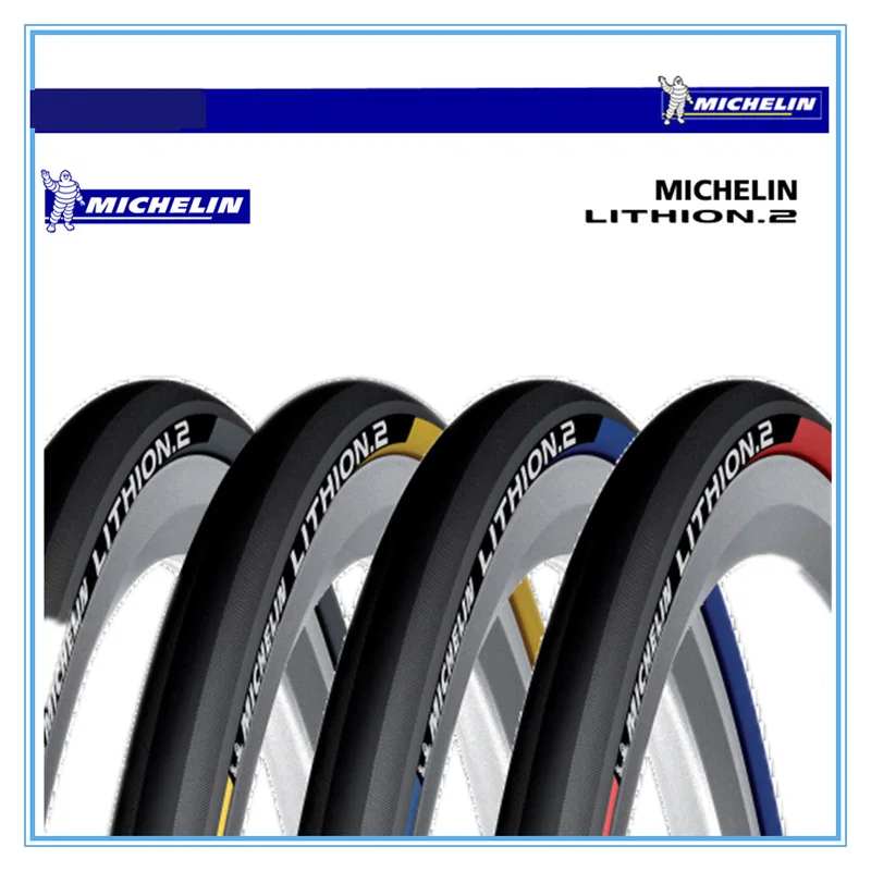 

Michelin lithion-2 Training Road Bicycle Sport bike tire 700 * 23c folding tire resistant folding Ultra-light 60TPI tires