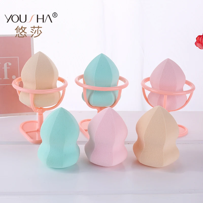 

Water Drop Shape Cosmetic Puff Makeup Sponge Blending Face Foundation Cream Blending Cosmetic Powder Puff Stand Holder