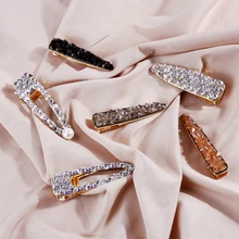 1 шт. жемчужные заколки для волос со стразами клипсы Утконос полые Модные Элегантные новые аксессуары для волос для женщин Алмазные заколки для волос для девочек