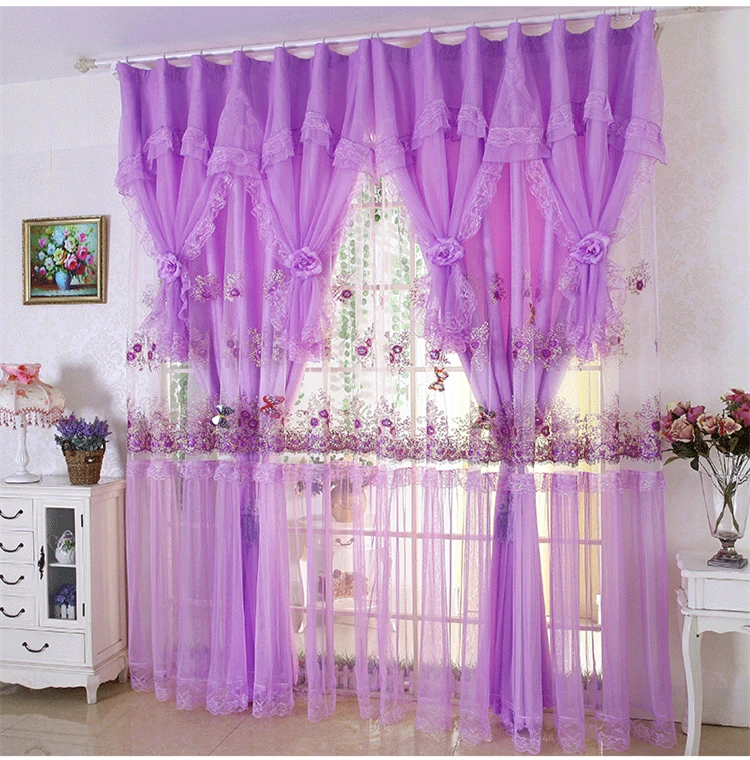 coreana de princesa, quarto, de tule, roxa, para casamento, sala de estar